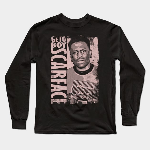 Scarface - Geto Boys Long Sleeve T-Shirt by ROYFRESHN DRAW